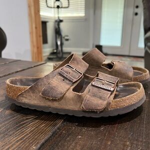 Birkenstock soft bed leather sandals
